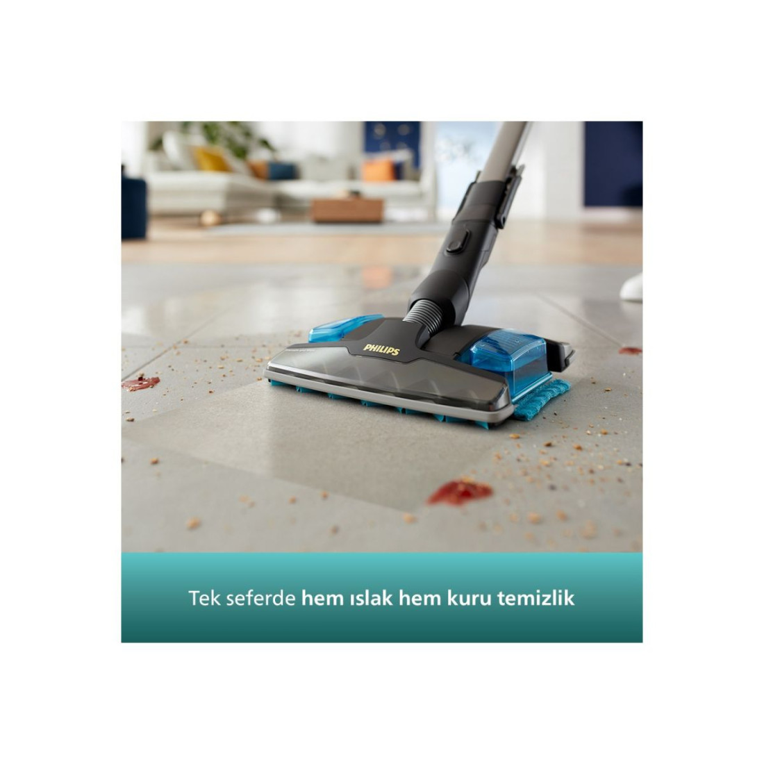 Philips Xc8349/01 Aqua Plus 25.2 V Dikey Şarjlı Süpürge