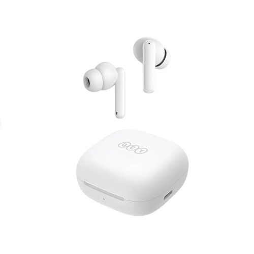 Qcy T13 Anc 4 Mikrofon Bluetooth 5.3 Kablosuz Kulaklık Beyaz Aktif Gürültü Engelleme