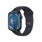 Apple Watch Seri 9 Gps 45Mm Gece Yarısı Alüminyum Kasa Spor Kordon - M/L Mr9A3Tu/A