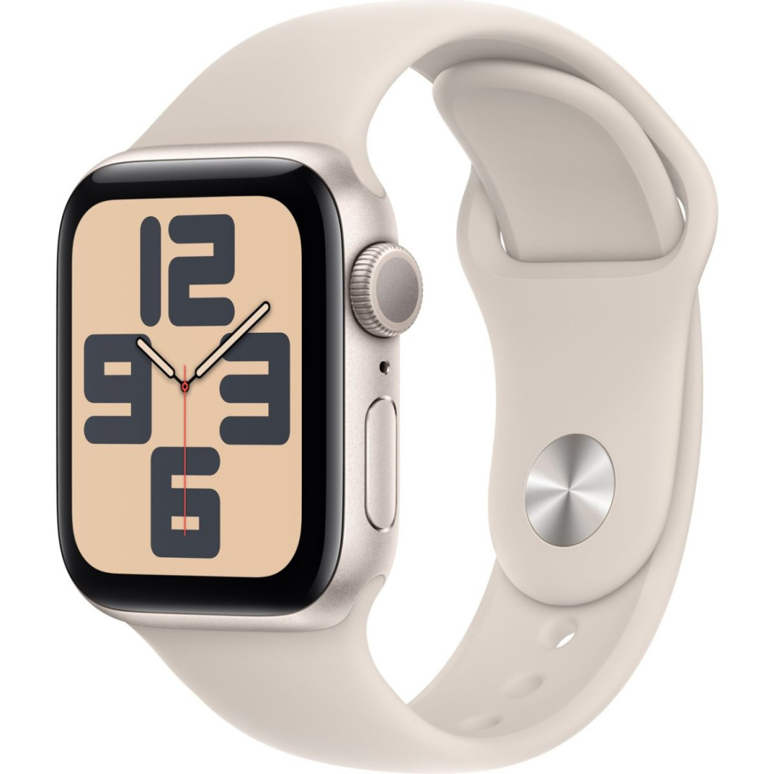 Apple Watch Se 2.Nesil (2023) Gps 40Mm Starlight Aluminium Case With Starlight Sport Band - M/L