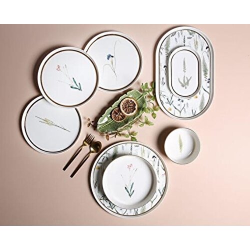 Porland Botanical 27 Parça 6 Kişilik Yemek Takım