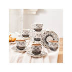 Karaca Aysel 6 Kişilik Kahve Fincan Takımı 85 Ml