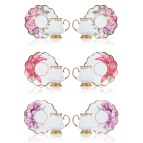 Acar Sofıya Dua 6 Kişilik Kahve Fincanı Takımı - 90 Ml