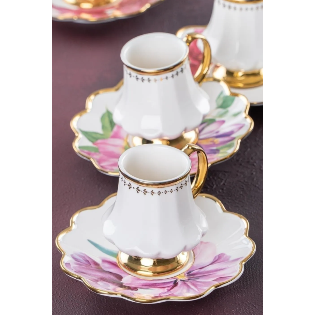 Acar Sofıya Dua 6 Kişilik Kahve Fincanı Takımı - 90 Ml