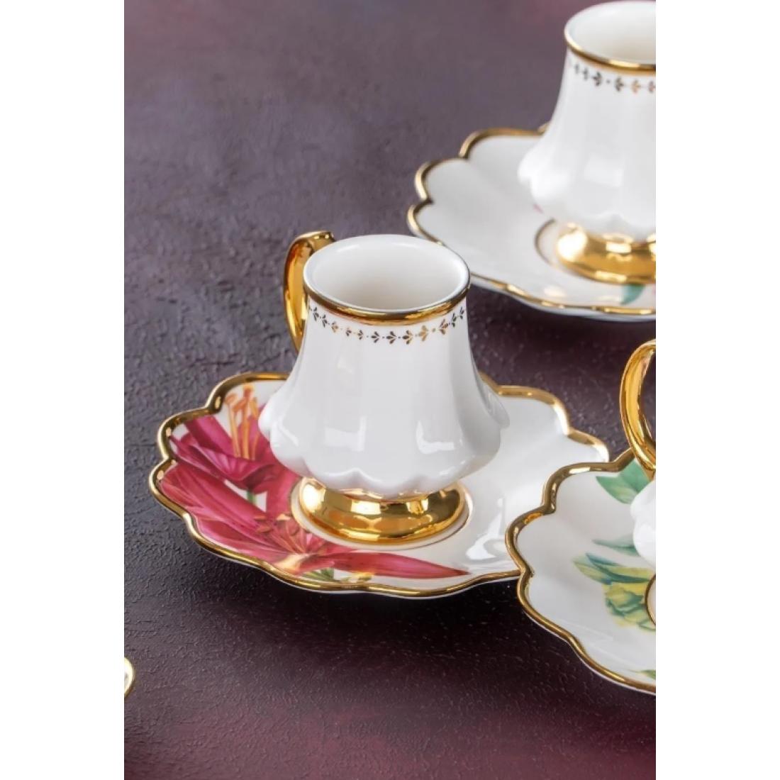 Acar Sofıya Dua 6 Kişilik Kahve Fincanı Takımı - 90 Ml