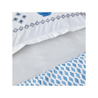 Karaca Home Neos Mavi Pamuk Çift Kişilik Nevresim Takımı