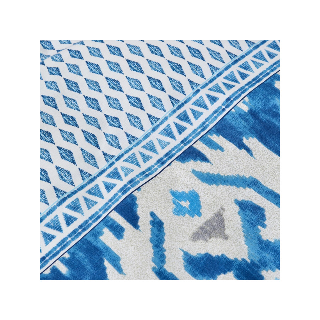 Karaca Home Neos Mavi Pamuk Çift Kişilik Nevresim Takımı