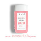 Sinoz Pink Touch Anında Ton Eşitleyici Onarıcı Nemlendirici Pembe Yüz Güneş Kremi Spf50