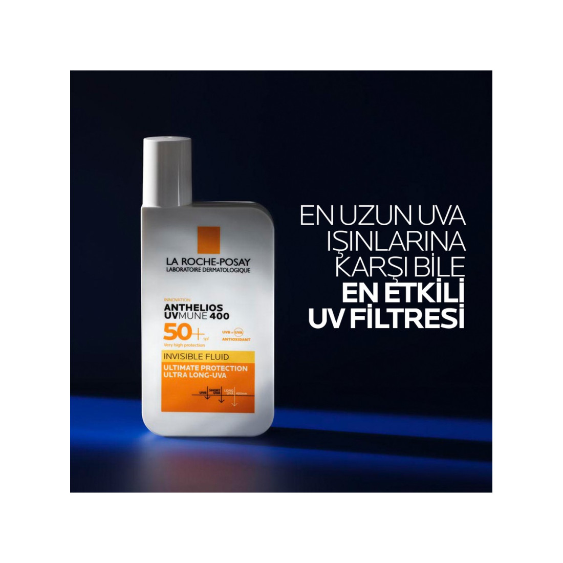 La Roche Posay Anthelios Uvmune 400 Invisible Fluid Spf50+ Güneş Koruyucu 50 Ml- Tüm Cilt Tipleri