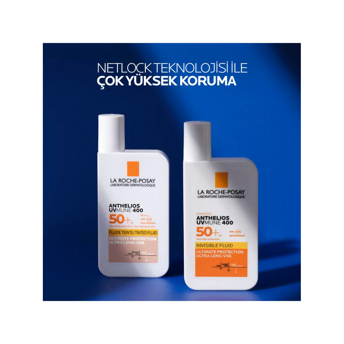 La Roche Posay Anthelios Uvmune 400 Invisible Fluid Spf50+ Güneş Koruyucu 50 Ml- Tüm Cilt Tipleri