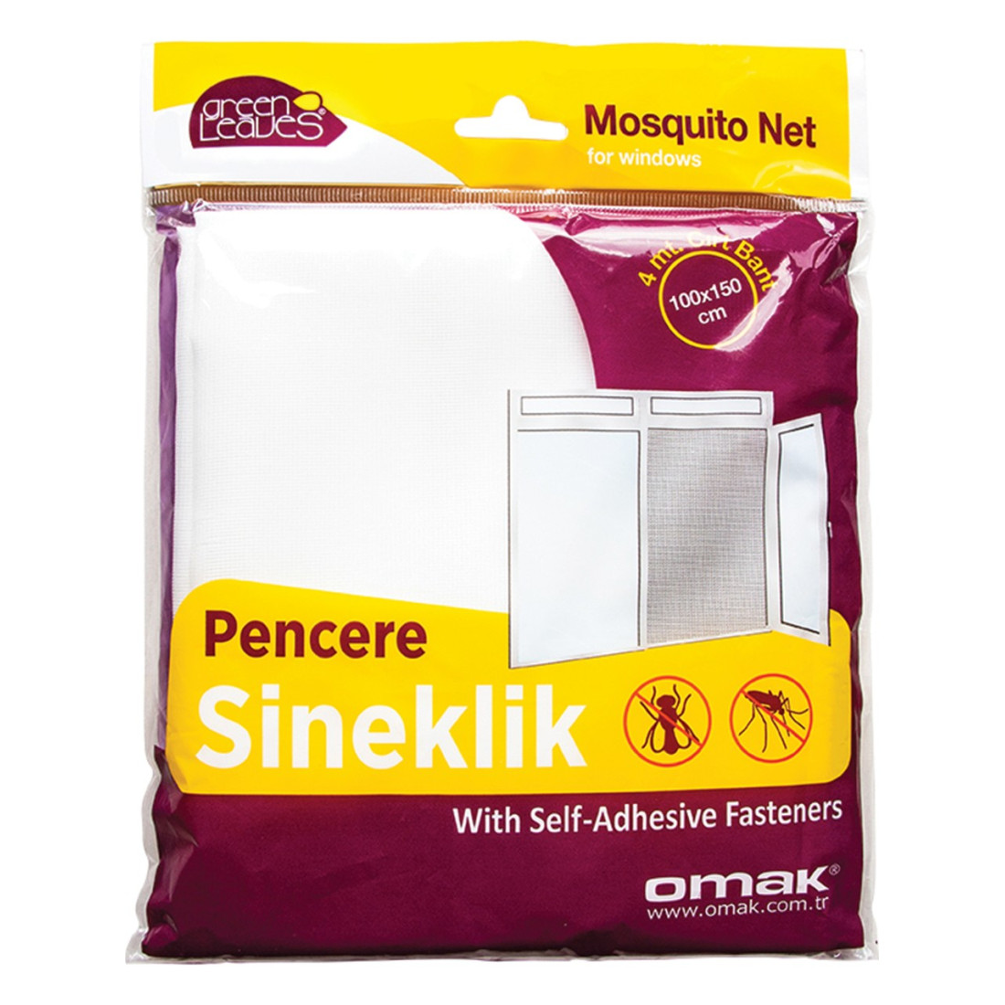 Omak Greenleaves Grande Pencere Sinekliği 100X150 Cm