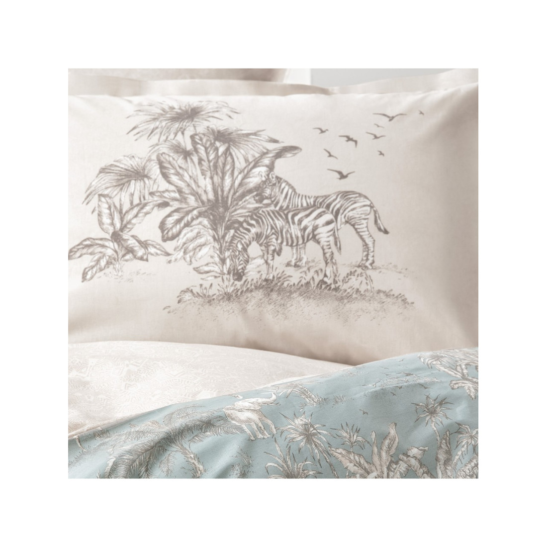 Yataş Aster Tek Kişilik Ranforce Nevresim Takımı - Adaçayı