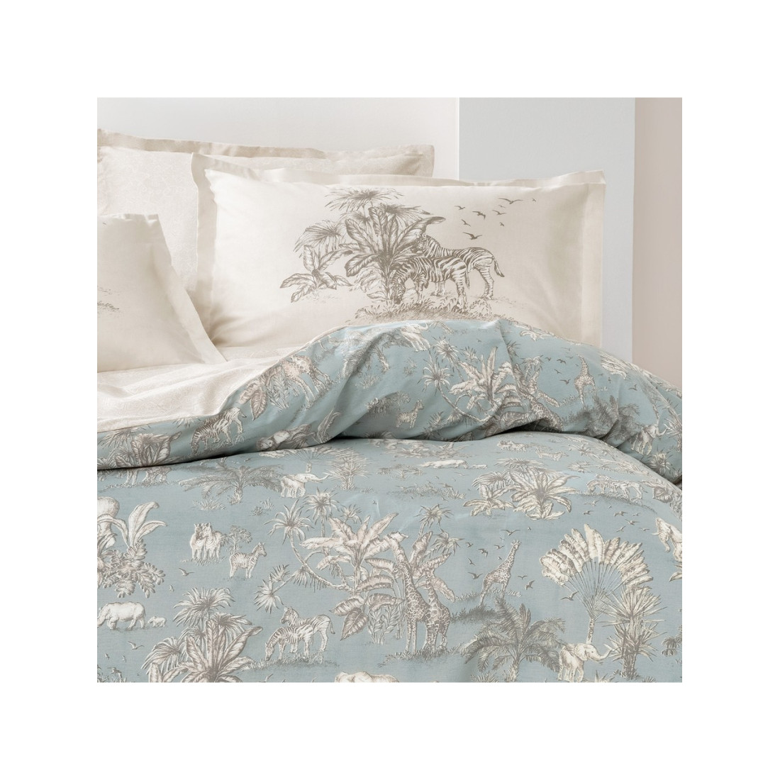 Yataş Aster Tek Kişilik Ranforce Nevresim Takımı - Adaçayı