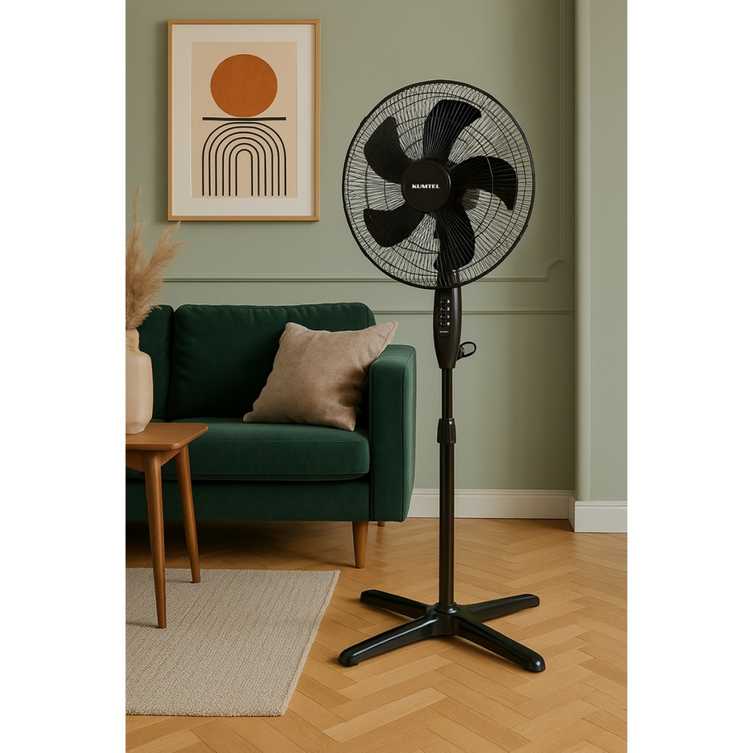 Kumtel Ktf-325 Siyah Vantilatör