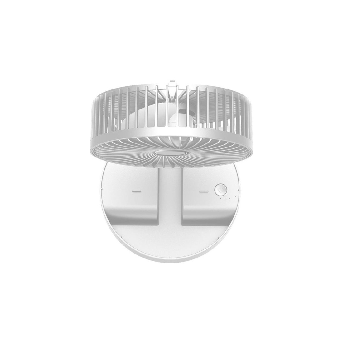 Kiwi Kfan-7608 Şarjlı Beyaz Katlanılabilir Mini Fan Masa Üstü Vantilatörü Usb Soğutucu Sessiz El Fanı