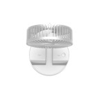 Kiwi Kfan-7608 Şarjlı Beyaz Katlanılabilir Mini Fan Masa Üstü Vantilatörü Usb Soğutucu Sessiz El Fanı