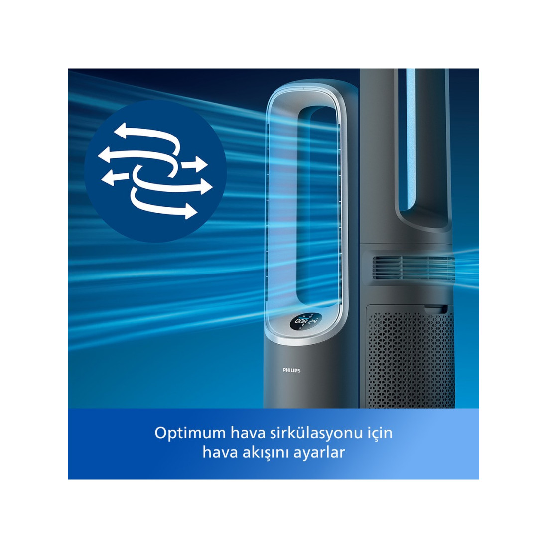 Philips 8000 Serisi Air Performer 3In1 Hava Temizleme Cihazı, 270 M3/Sa Temiz Hava Hızı, Amf870/15