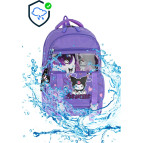 Alanç Gift Ortopedik Lila Aksesuarlı Kore Tarzı Kız Çocuk Okul Sırt Çantası Termal Beslenme,Kalemlik