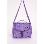 Alanç Gift Ortopedik Lila Aksesuarlı Kore Tarzı Kız Çocuk Okul Sırt Çantası Termal Beslenme,Kalemlik