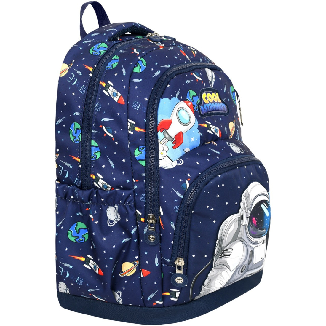Bodmar Çanta Since 2023 Astronot Uzay Figürlü 3'Lü Su Geçirmez Erkek Okul Sırt Çanta Ilkokul Okul Çantası Seti