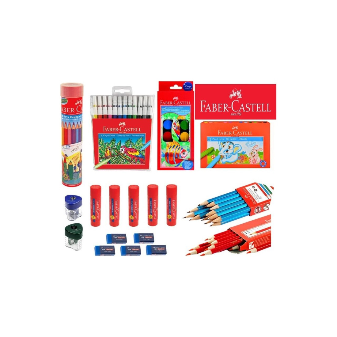 Faber-Castell 666 Okul Öğrenci Boya Seti