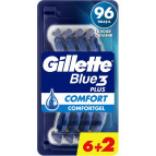 Gillette Blue3 Comfort Kullan At Tıraş Bıçağı 6+2 Adet