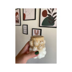 Mi̇s Ki̇tchen Boncuk Bardak 300 Ml 4'Lü - Cam Pipet Hediyeli