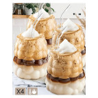 Mi̇s Ki̇tchen Boncuk Bardak 300 Ml 4'Lü - Cam Pipet Hediyeli