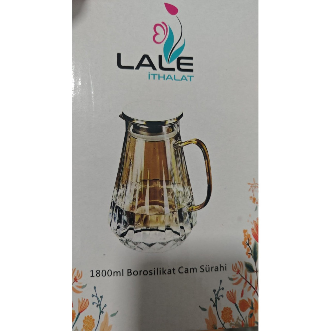 Lale İthalat Şık Borosiklat Sürahi -1.8 Lt 25N