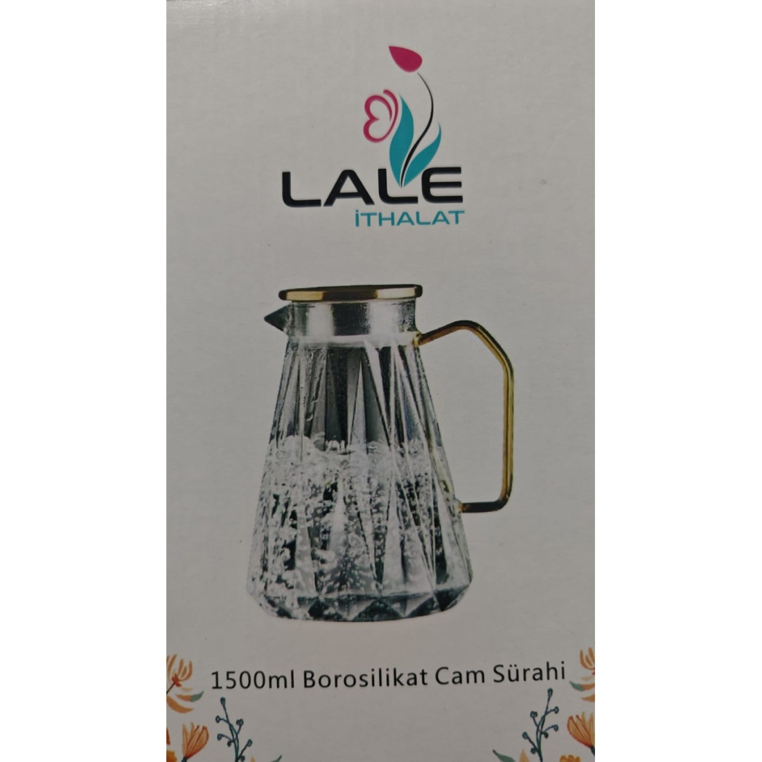 Lale İthalat Şık Borosiklat Sürahi - 1.5 Lt