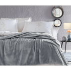 Yataş Olenna Çift Kişilik Wellsoft Battaniye - Açık Gri