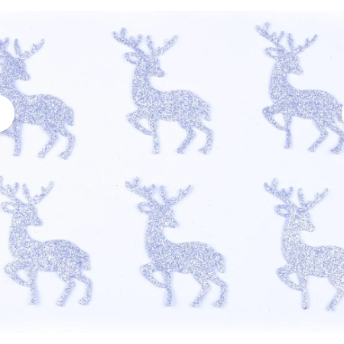 Parti Dolabı Gümüş Gri Keçe Geyik Yılbaşı Ağaç Süs Simli Eva Ağaç ve Hediye Süsü 6lı