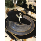 Ayd Home Yılbaşı Peçete Yüzüğü 6 Lı Gold Geyik Pleksi Yeniyıl Sunum Sofra Dekor Masa Peçetelik Halka