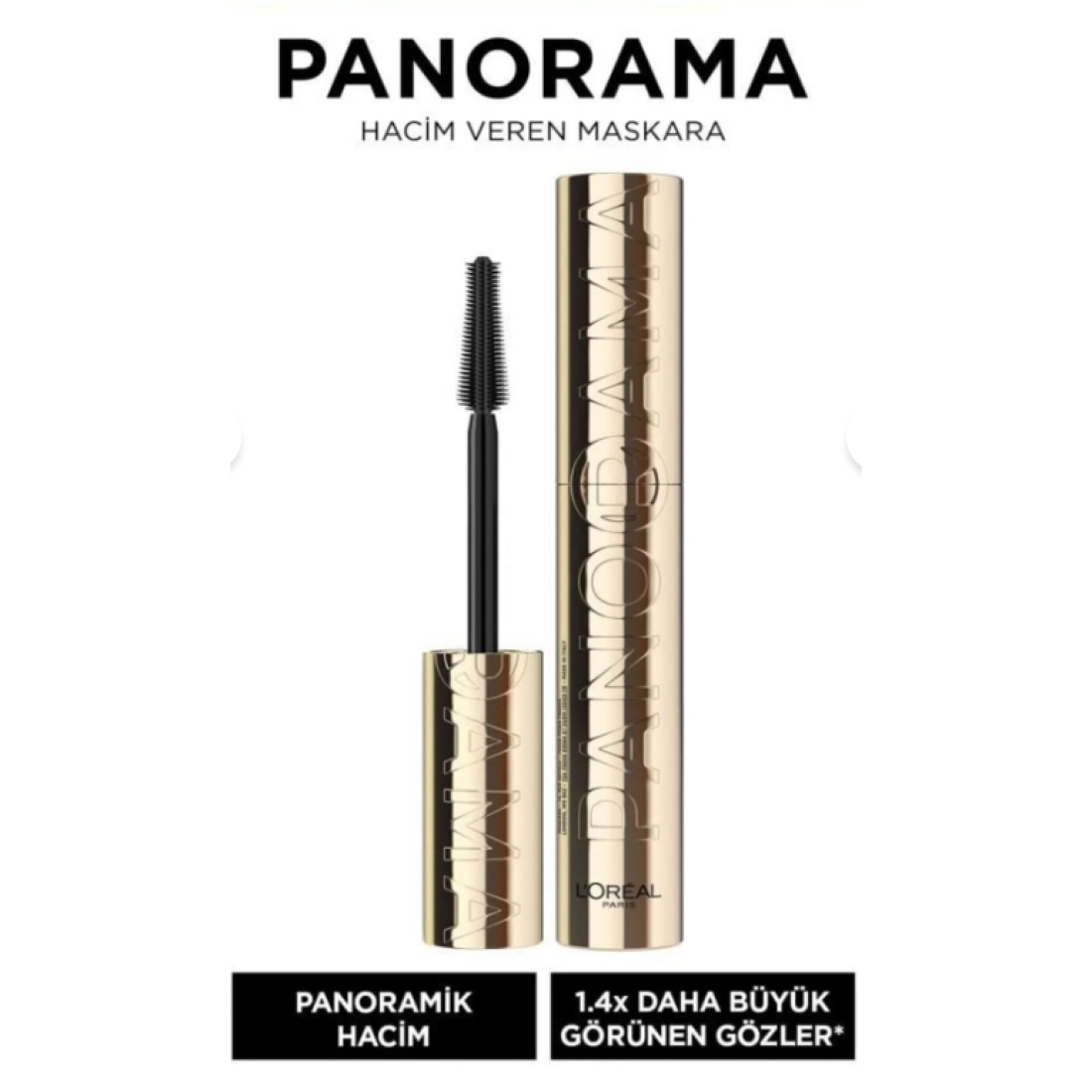 L'Oreal Paris Panorama Maskara 2'li Set - Koyu Kahverengi