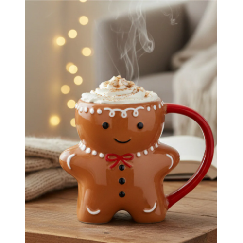 Flying Tiger Copenhagen Kurabiye Adam Şeklinde Seramik Kupa 360 ml