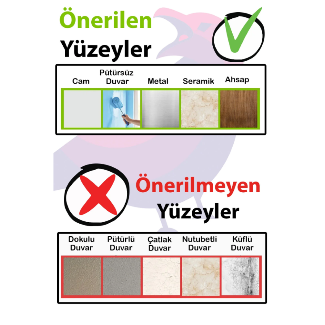 Aysprint Yılbaşı Çiçek ve Yıldız Yaprak Sulu Boya Tarzı Cam Duvar Yılbaşı Sticker - Etiket Süsü Hediyesi