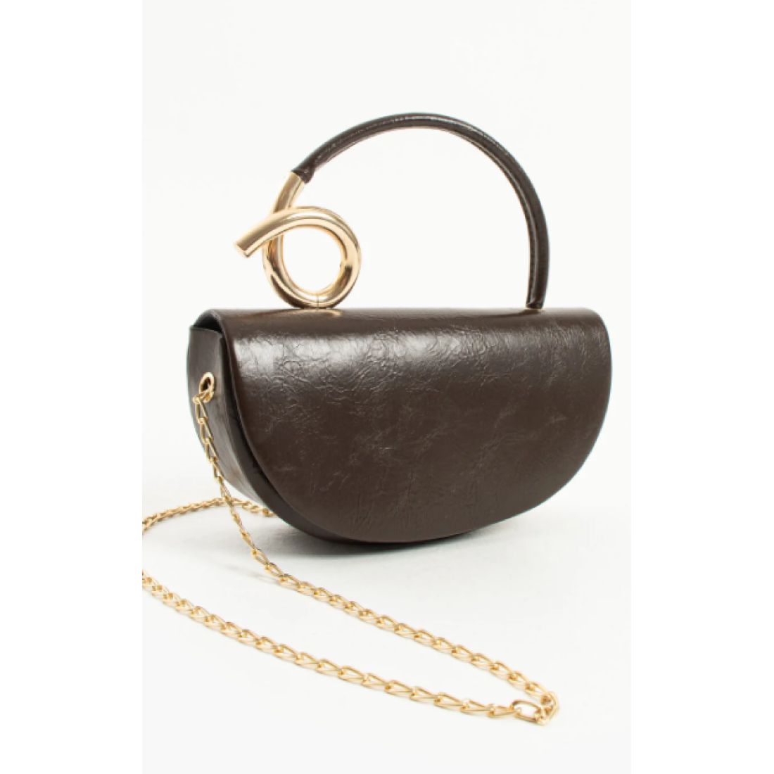 Night Merry Model Acı Kahve Kadın El Ve Omuz Çantası