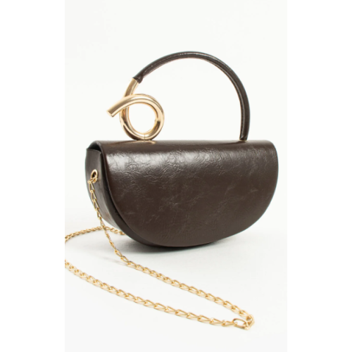 Night Merry Model Acı Kahve Kadın El Ve Omuz Çantası