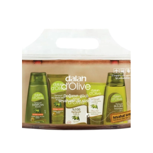 Dalan Seyahat Seti 5 Li ( Şampuan, Saç Kremi, Sabun, Krem, Duş Jeli 20 ml Lik Paketlerde)