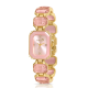 polo air Lüx Taşlı Kadın Kol Saati Gold Pembe Renk PL-1512B4x