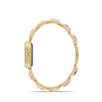 polo air Lüx Taşlı Kadın Kol Saati Gold Pembe Renk PL-1512B4x