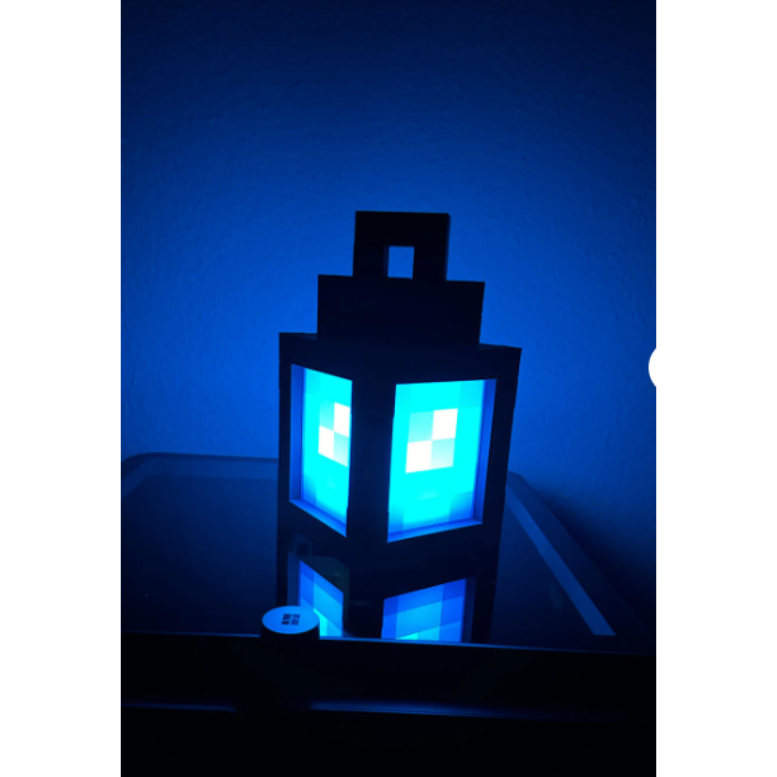 Minecraft Gece Lambası Mavi