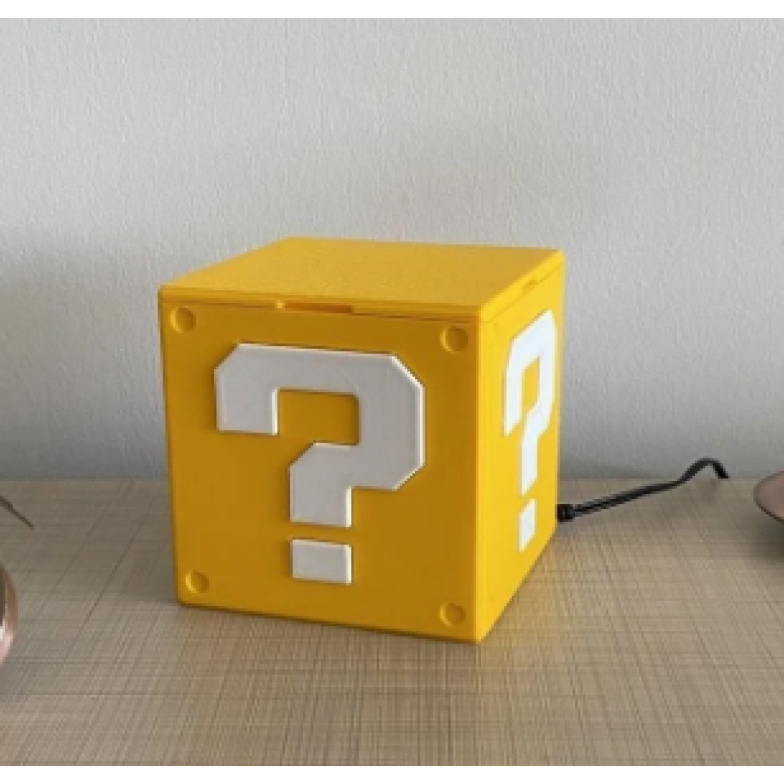 Root Made Süper Mario Dekoratif Kutu Lamba Gaming Dekor Gamer Hediye