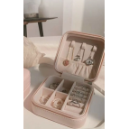 TAVGA Mini Mücevher Takı Kutusu Kolye Yüzük Küpe Düzenleyici Takı Çantası