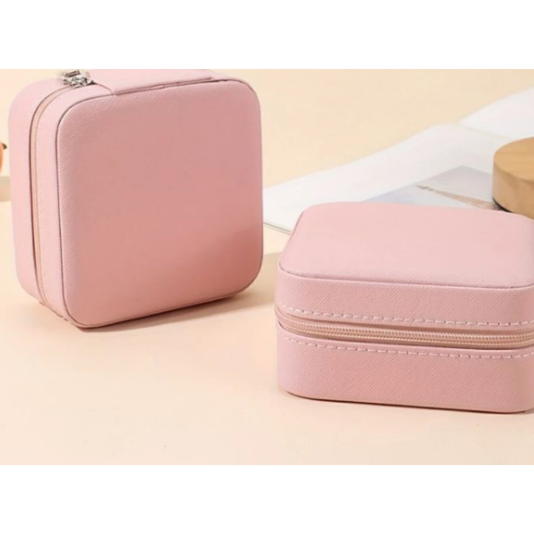 TAVGA Mini Mücevher Takı Kutusu Kolye Yüzük Küpe Düzenleyici Takı Çantası