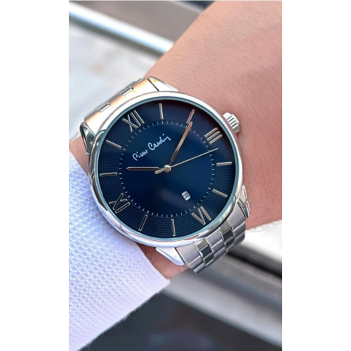 Pierre Cardin Çelik Kordon Takvimli Özel Kadran 3 Atm Suya Dayanıklı Erkek Kol Saati EPC.80091.106