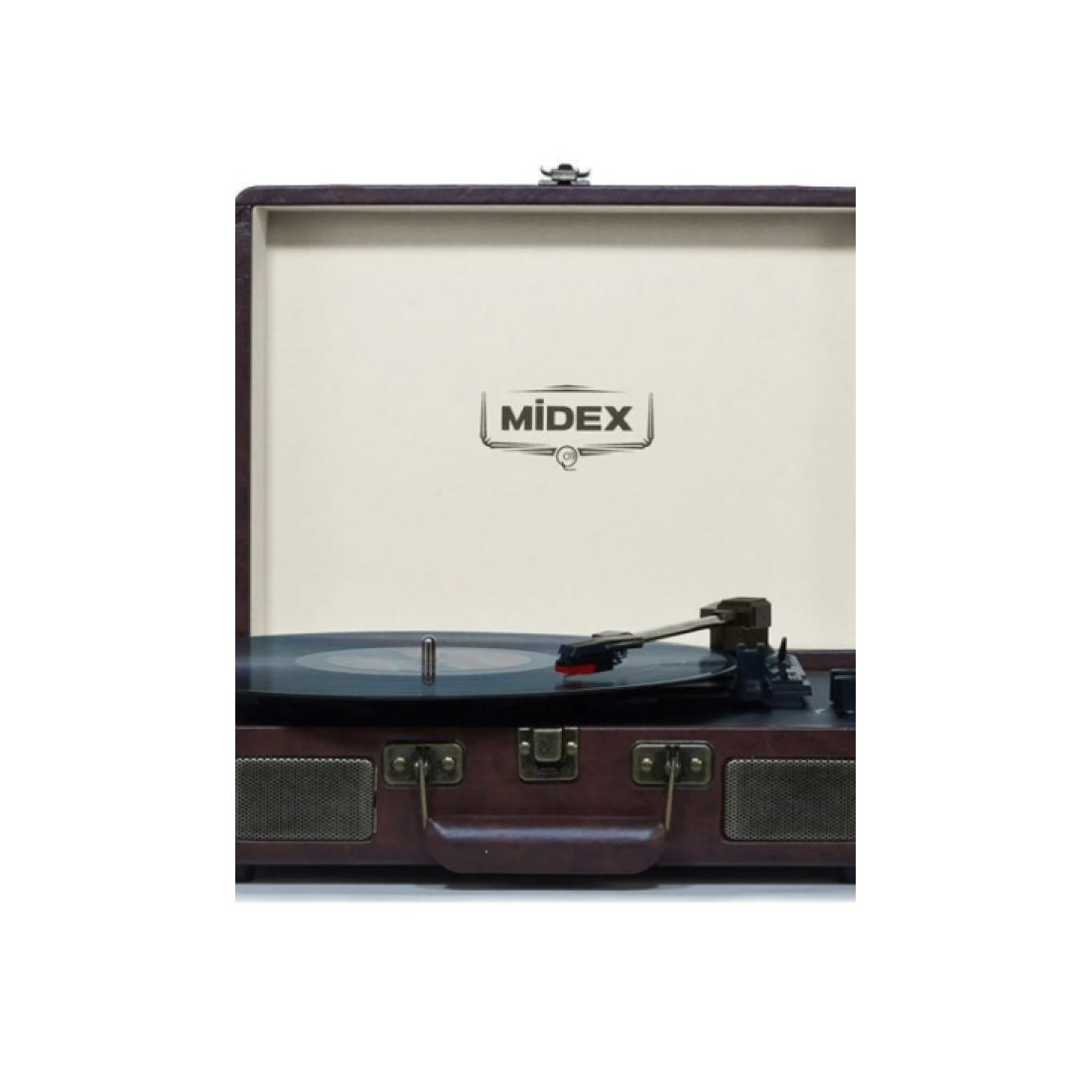 Midex Mtx-101cr Nostaljik Retro Pikap Plak Çalar (ŞARJLI BLUETOOTH AUX HOPARLÖRLÜ 3 DEVİR) I?ğne Dahil