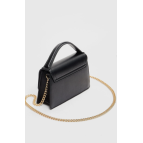 Stradivarius Çift tutma saplı çapraz askılı çanta Siyah