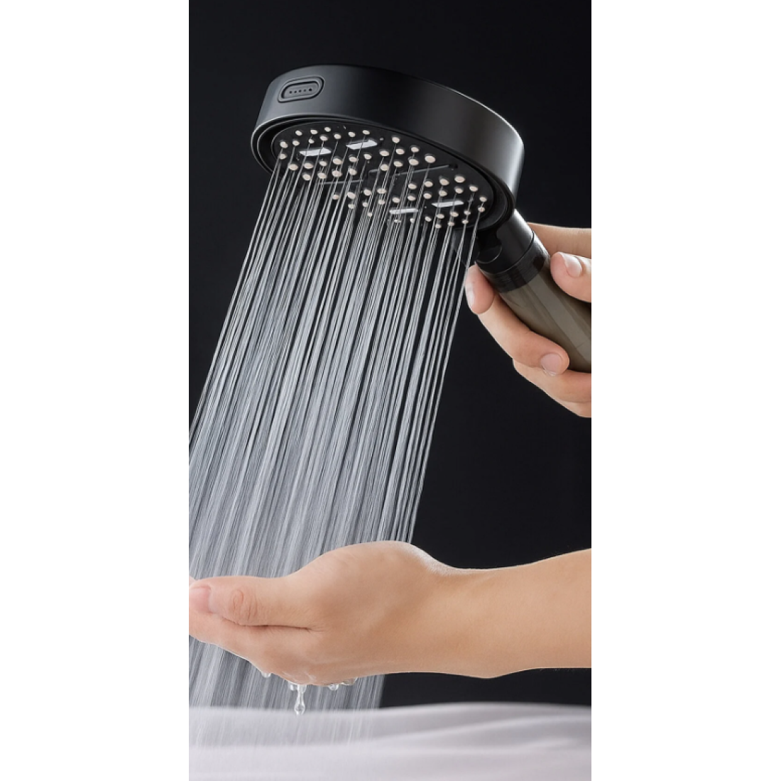 KUSTAR PureFlow Filtreli Duş Başlığı | 6 Adet Yedek Filtre | Kireç Önleyici | Su Arıtıcı | 6 Fonksiyonlu