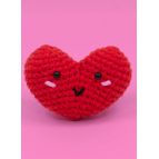 selfiko Caniko Örgü Öğrenme Kiti | Yeni Başlayanlar Için Videolu Tığ Işi Amigurumi Kalp Örgü Seti
